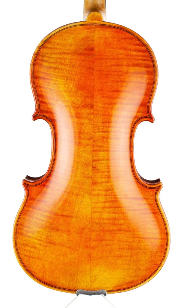 Violin by Walter H. Mayson, Manchester, 1891 — back