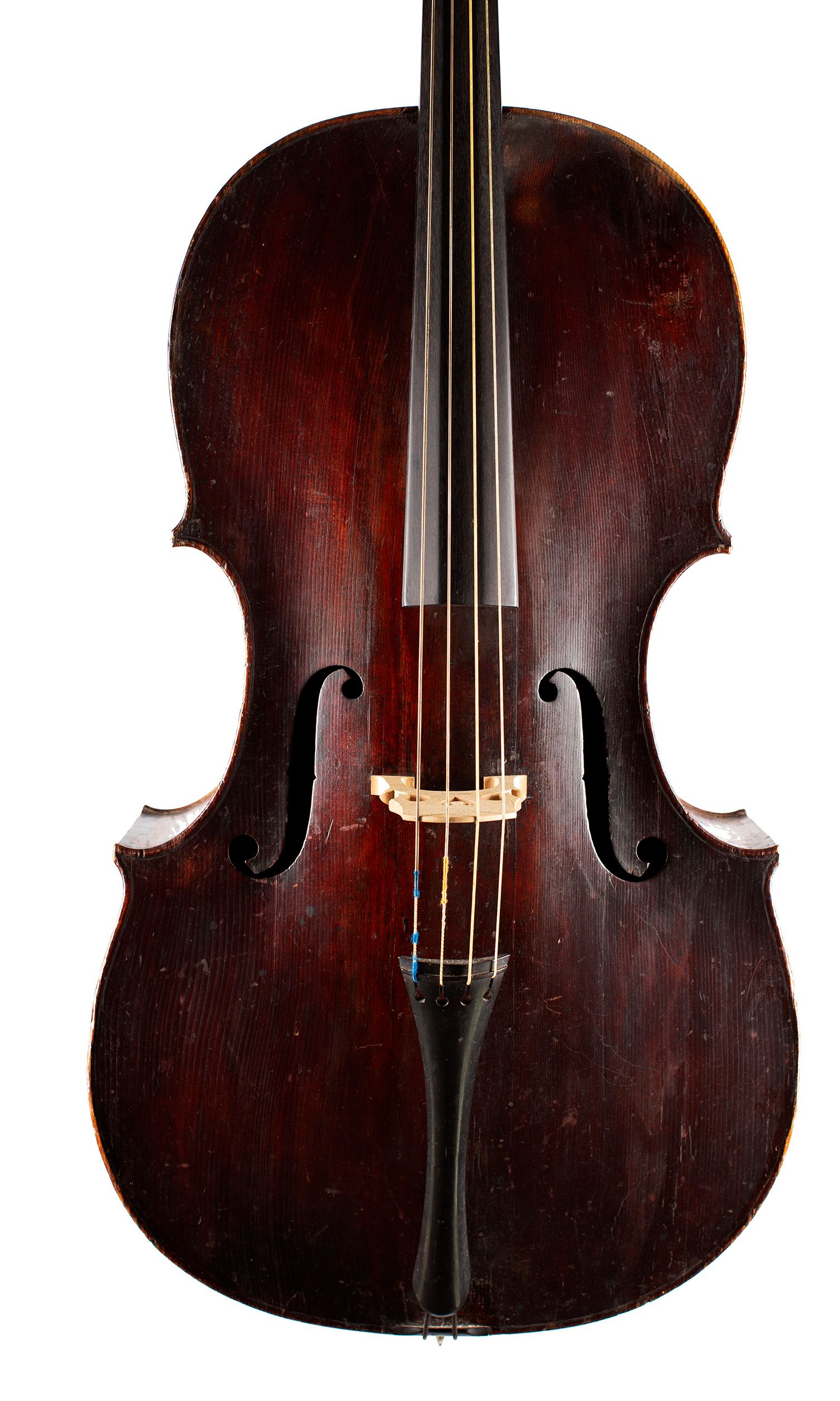 Cello by William Forster (Old Forster), London, circa 1790 — front