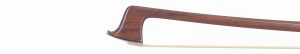 A silver-mounted violin bow by Garner Wilson, 20th Century — head and frog