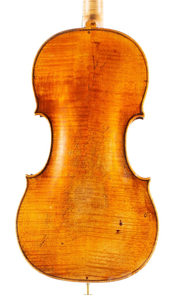 Violin by Feyzeau, Bordeaux, 1757 — back