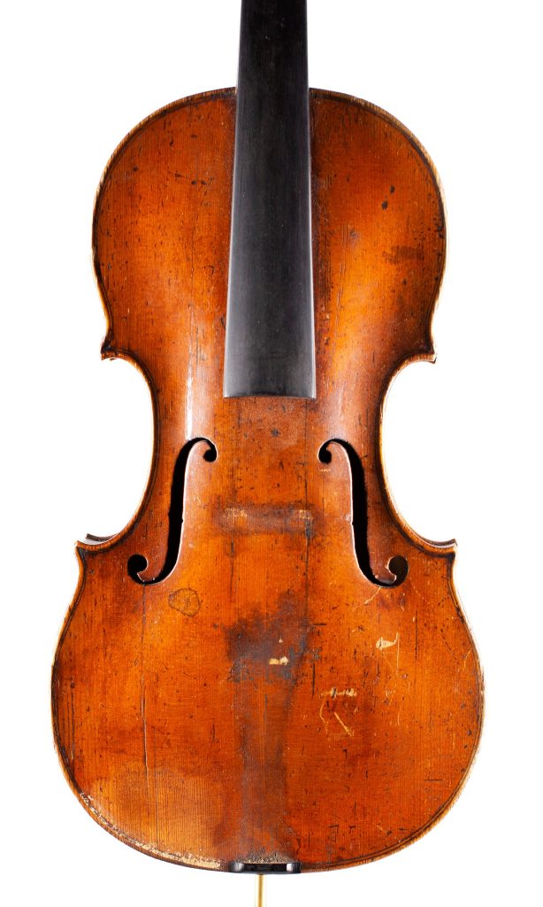 Violin by Feyzeau, Bordeaux, 1757 — front