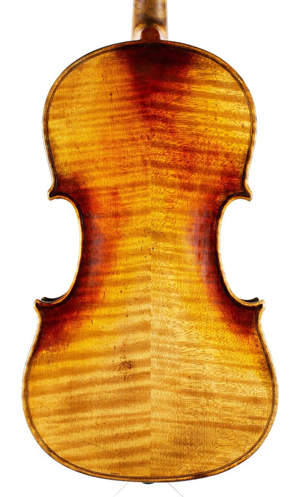 Violin, Workshop of Louis Lowendall, Dresden — back