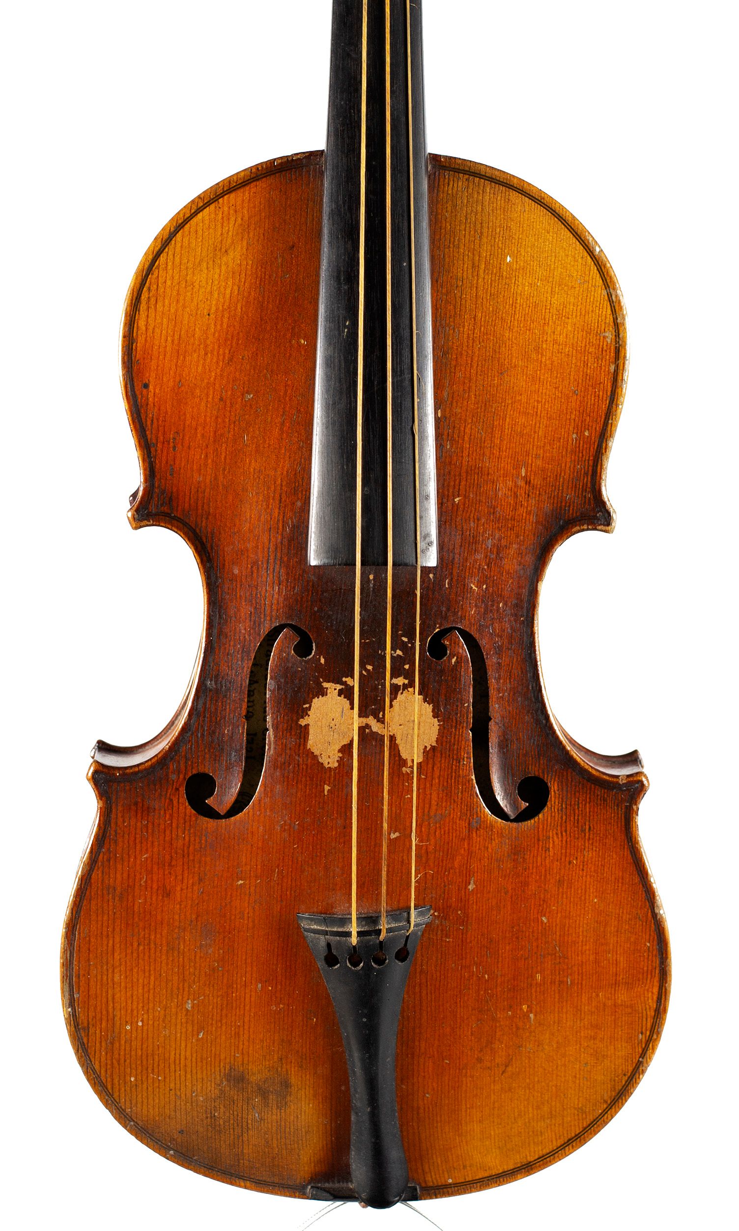 Half-sized violin, Workshop of Jerome Thibouville-Lamy, Mirecourt — front