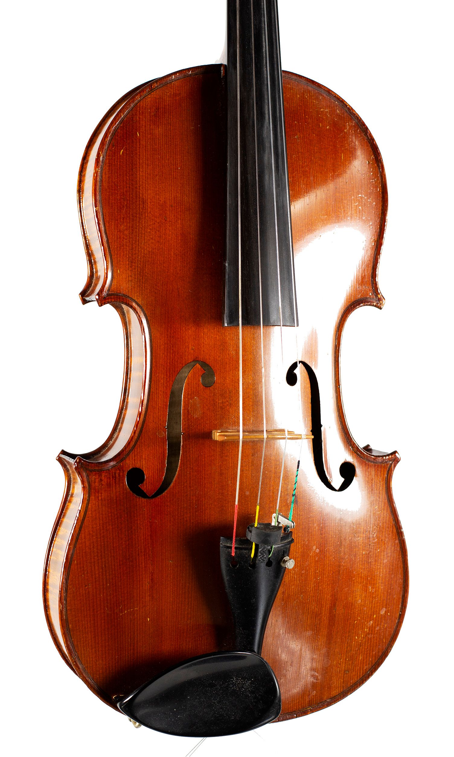 Viola, Workshop of Jerome Thibouville-Lamy, Mirecourt, circa 1890 — angled view, 20°