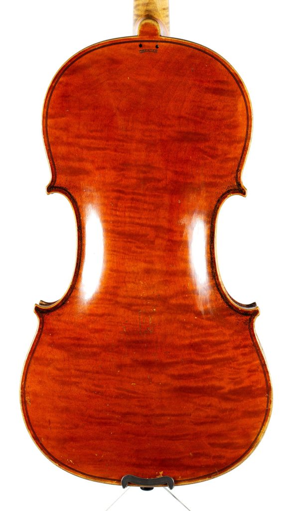 Violin, Workshop of Alfred Moritz, Dresden, early 20th Century — back