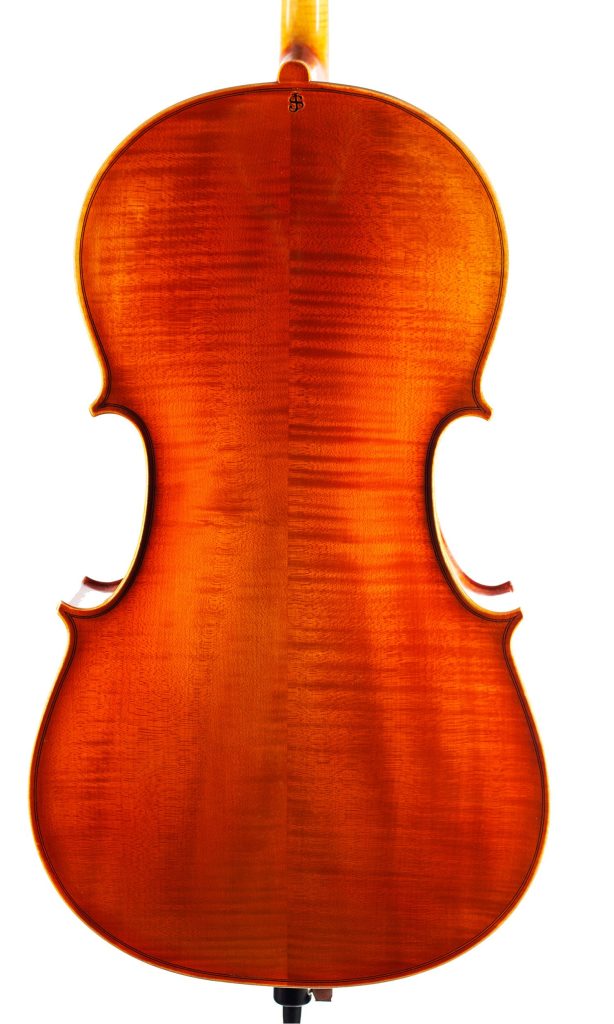 Three-quarter sized cello, Workshop of Josef Schuster, Erlangen, 1991 — back