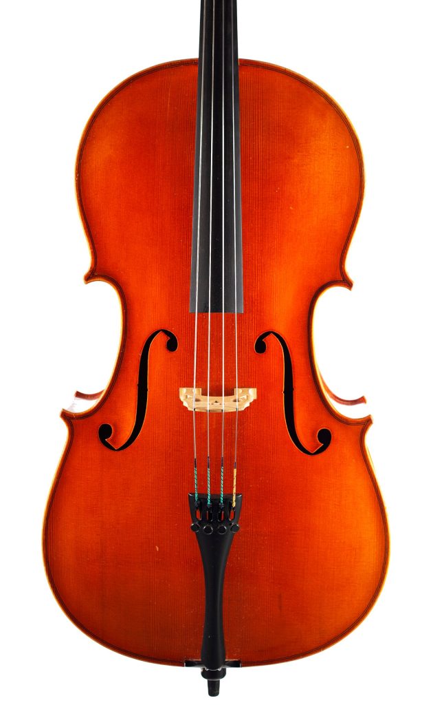 Three-quarter sized cello, Workshop of Josef Schuster, Erlangen, 1991 — front