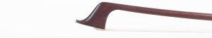 A silver-mounted cello bow by W. E. Hill & Sons, London Antique, over 100 years old — head and frog