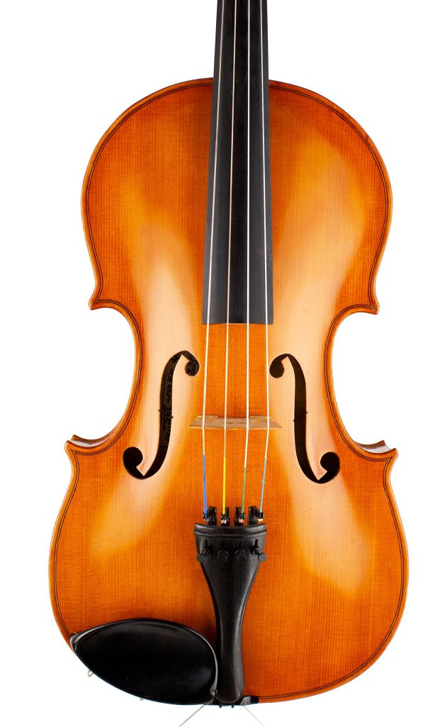 A viola by Dennis Plowright, Northwood, 1983 — front