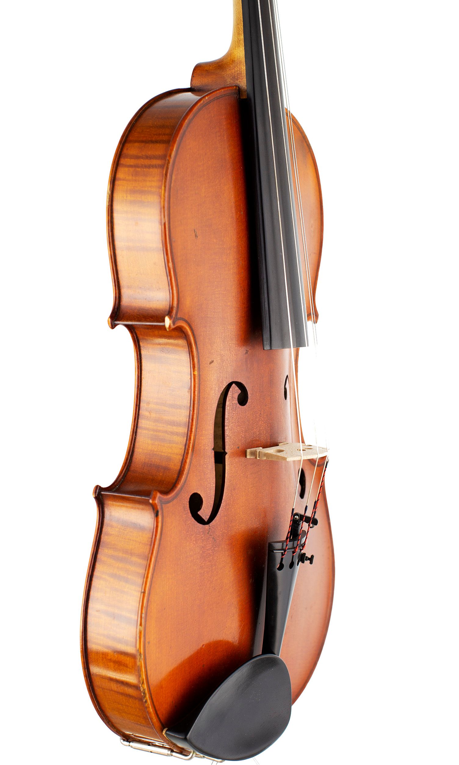 Viola, Workshop of Jérôme Thibouville-Lamy, Mirecourt, circa 1900 — angled view, 60°