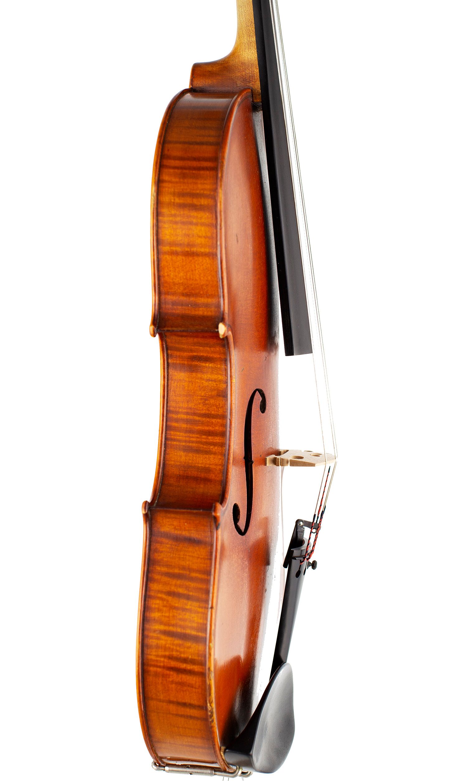 Viola, Workshop of Jérôme Thibouville-Lamy, Mirecourt, circa 1900 — angled view, 80°