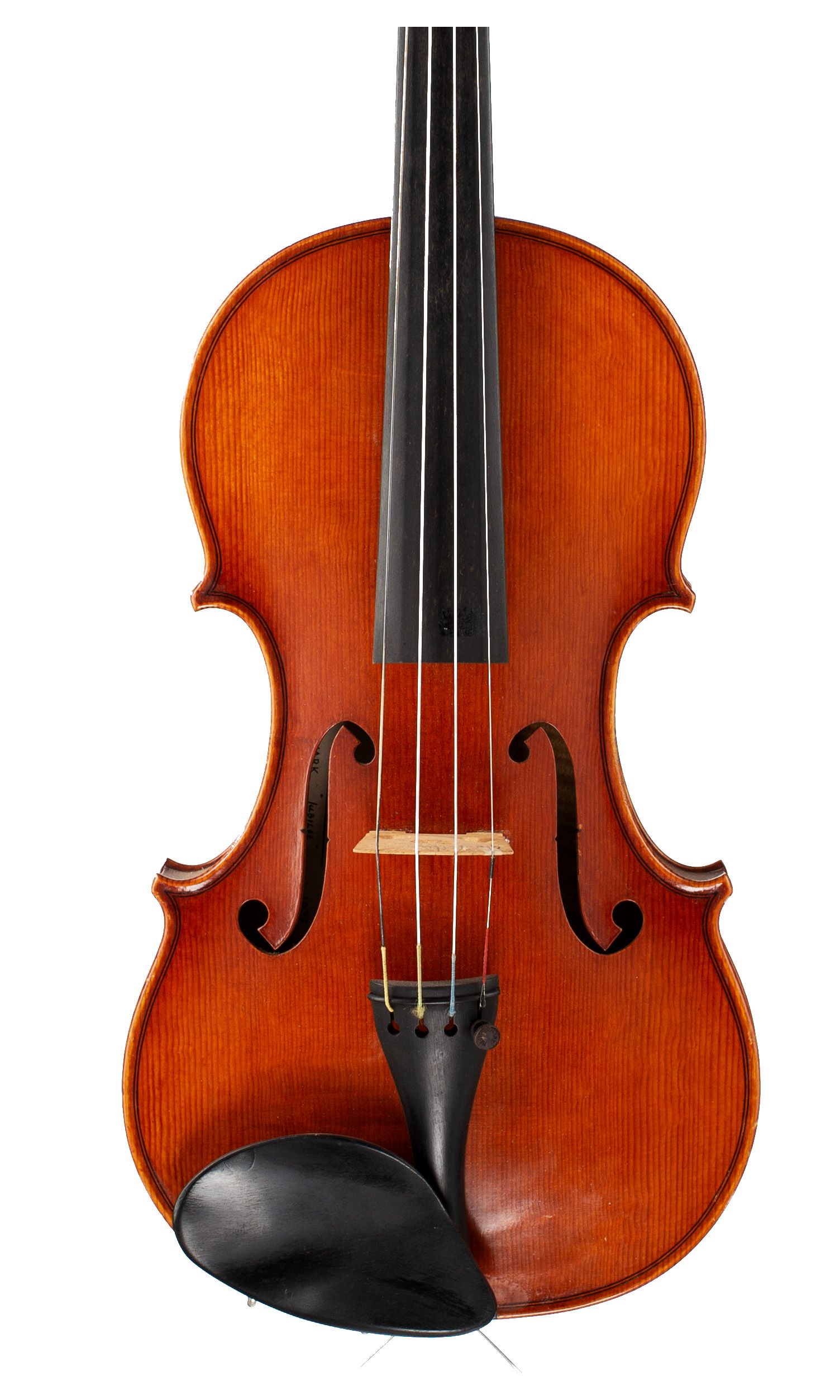 Violin by Glen Collins, Newark, 1977 — front