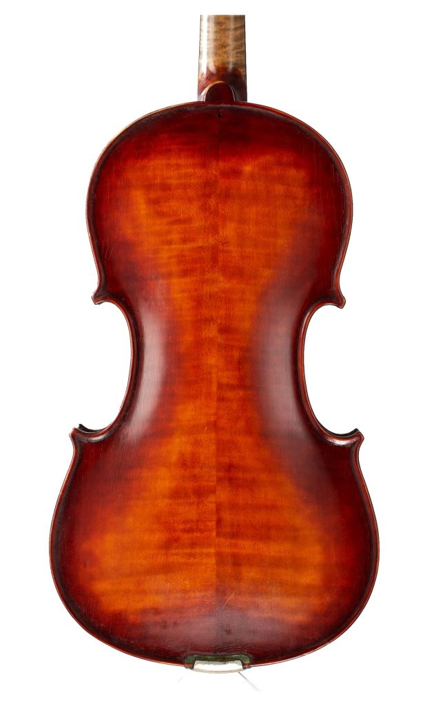 Violin by Jakob Tiedeman, Altenbruch, 1936 — back
