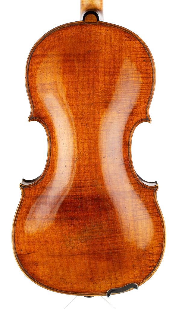 Violin by Johann Christian Ficker, Markneukirchen, circa 1760 — back
