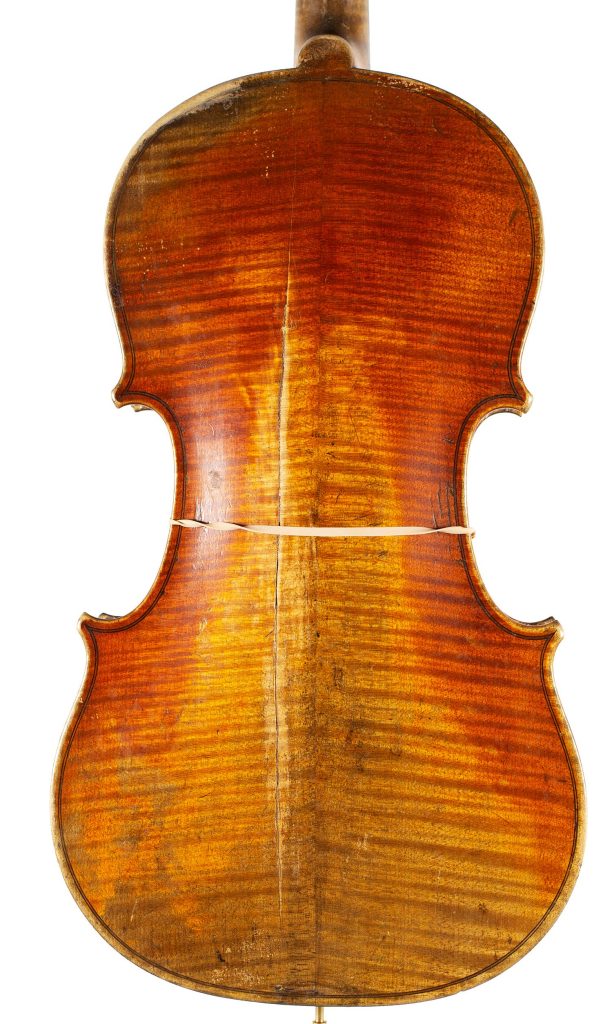 Violin, by Nicolas-Emile Cherpitel, Paris, circa 1870 — back