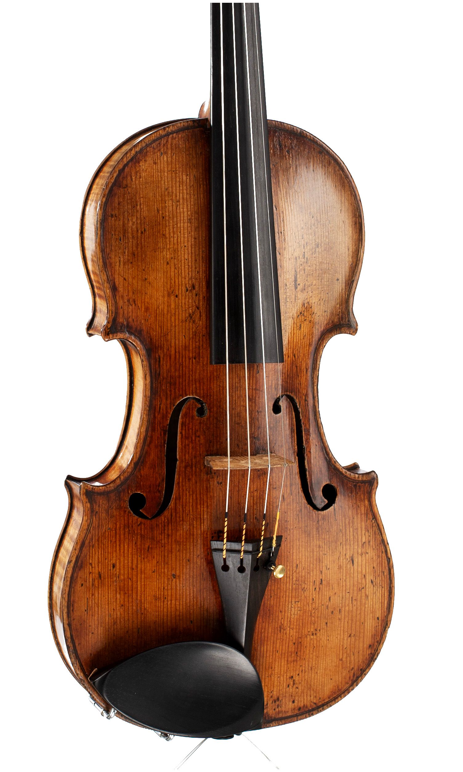 Violin by Nicolas Lupot, France, circa 1790/95 — angled view, 20°
