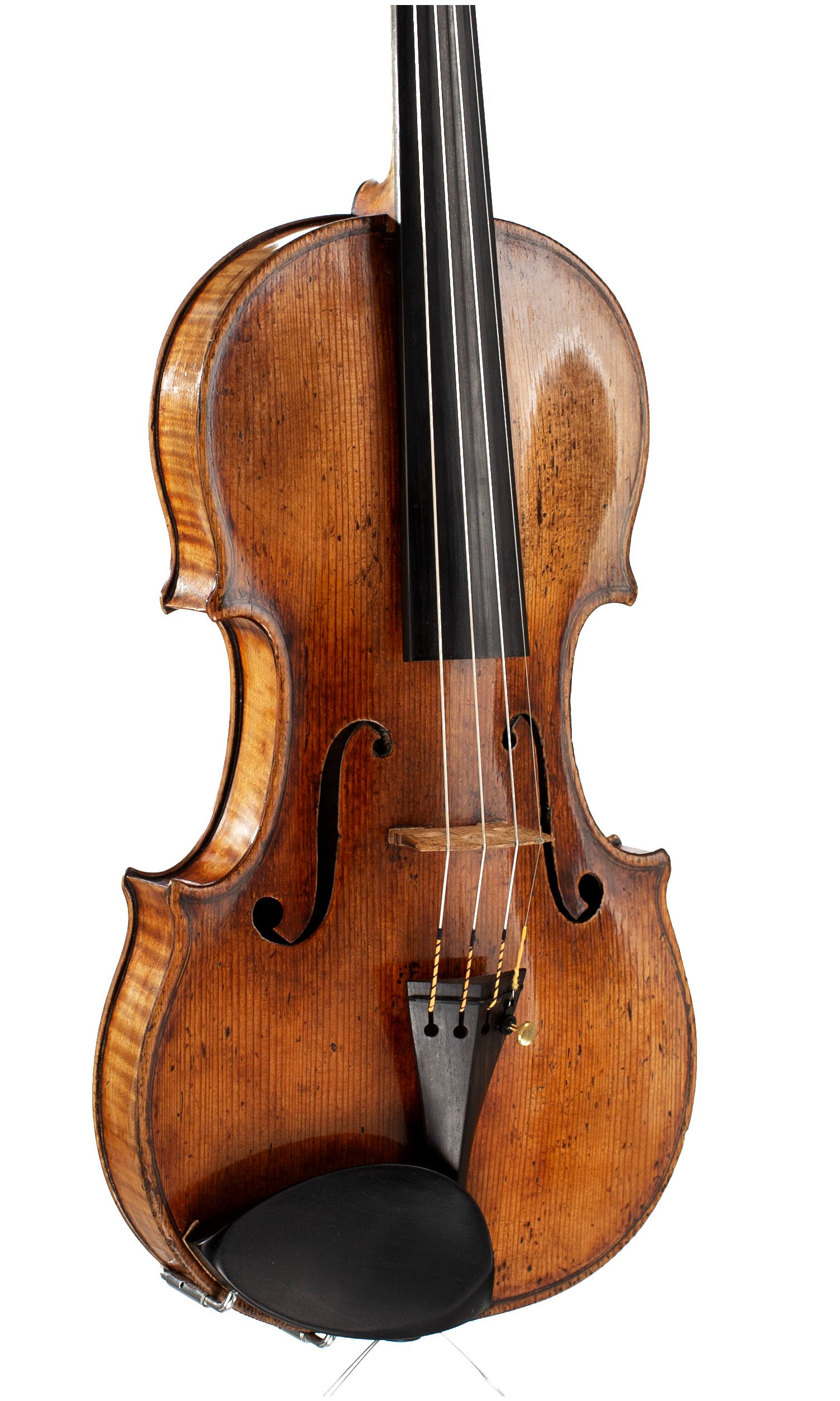 Violin by Nicolas Lupot, France, circa 1790/95 — angled view, 30°