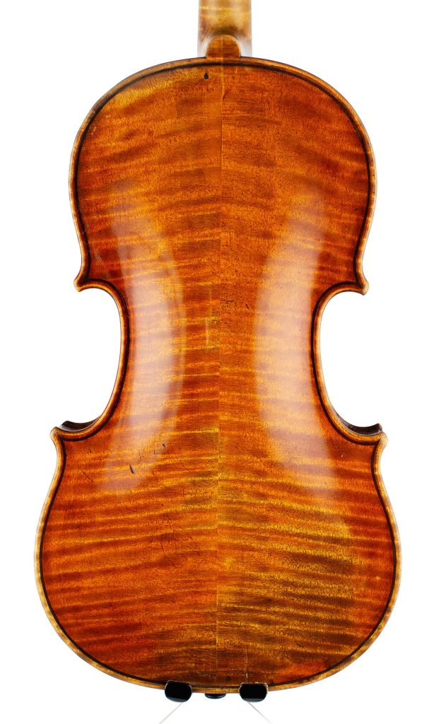A violin by Ch. J. B. Collin-Mezin Pere, Mirecourt 1900 — back
