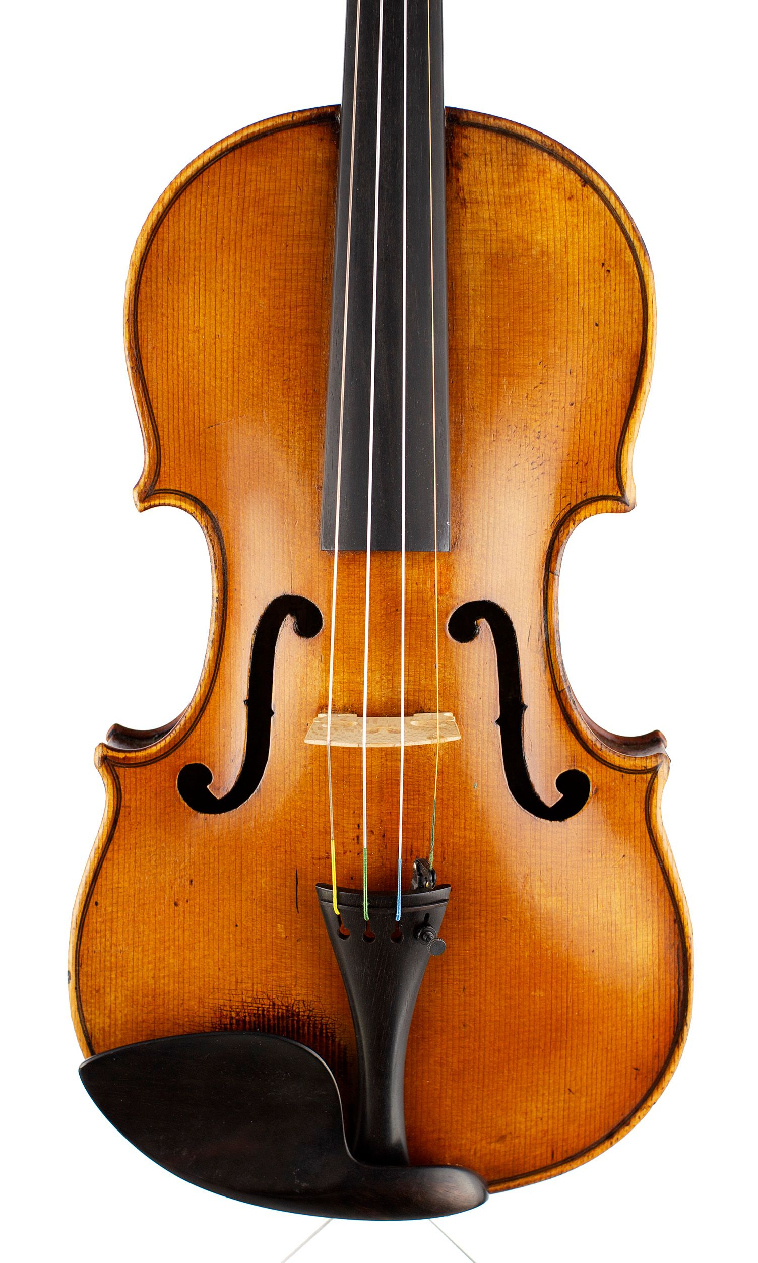 A violin by Ch. J. B. Collin-Mezin Pere, Mirecourt 1900 — front