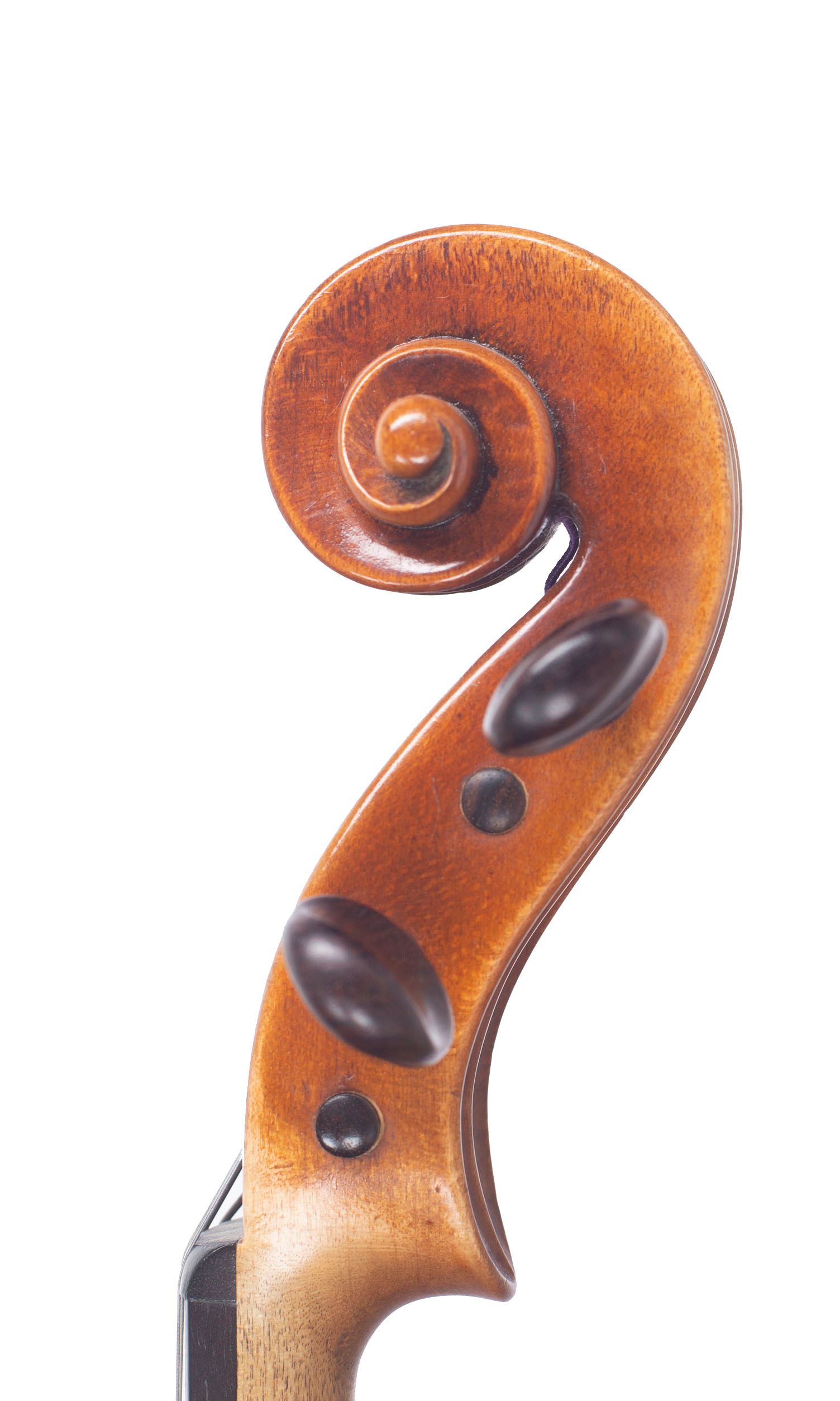 Viola by Jan Bobak, Chicago, 1997 — scroll