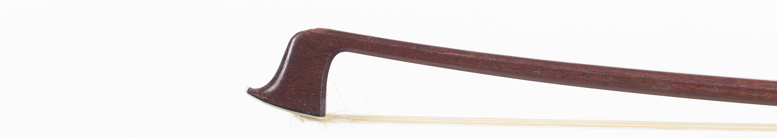 A silver-mounted violin bow by Hans-Karl Schmidt, Dresden — head