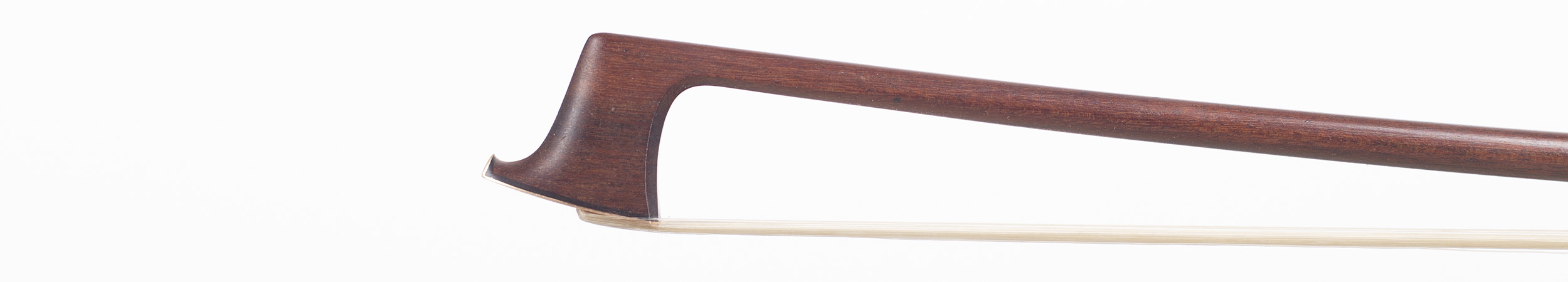 A gold-mounted viola bow by Michael Taylor, London — head