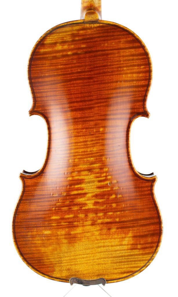 Violin, Workshop of Leon Mougenot Gauche, Mirecourt, 1904 — back