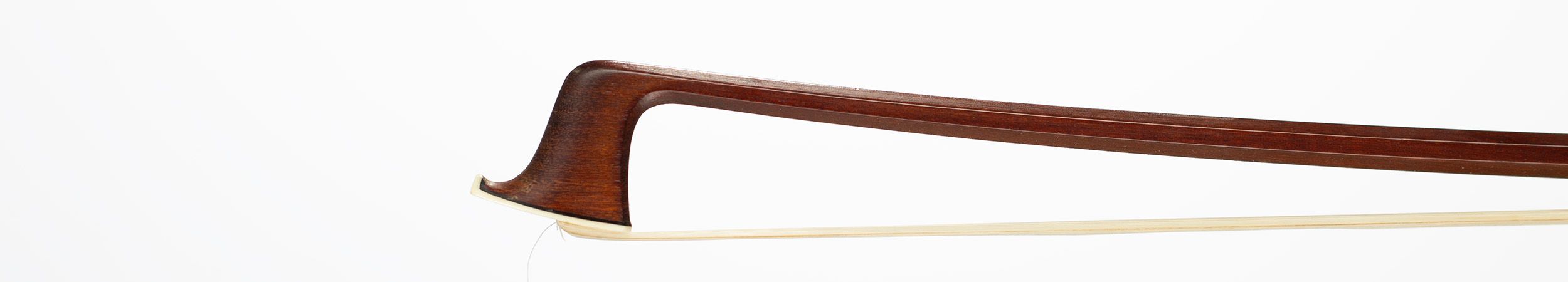 A silver-mounted violin bow by Alfred Lamy (Père), Paris, circa 1890 — head