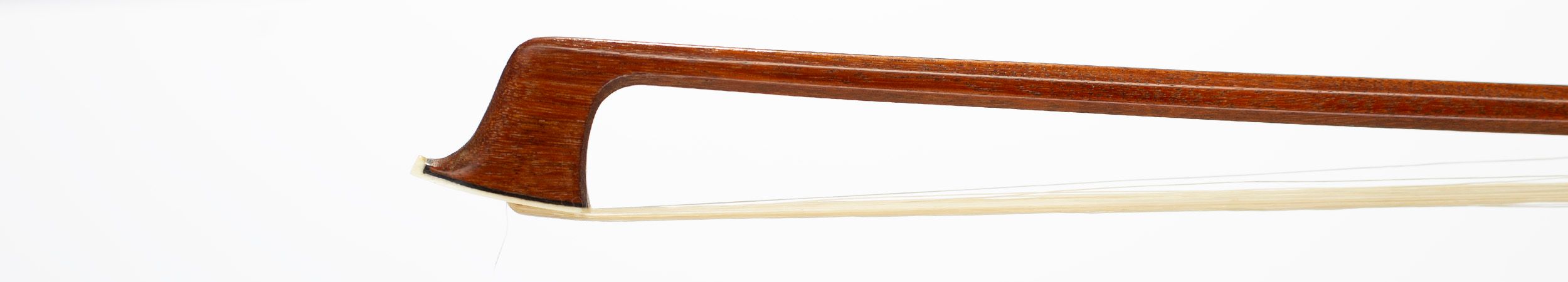 A silver-mounted violin bow by H. R. Pfretzschner, Germany, circa 1930 — head