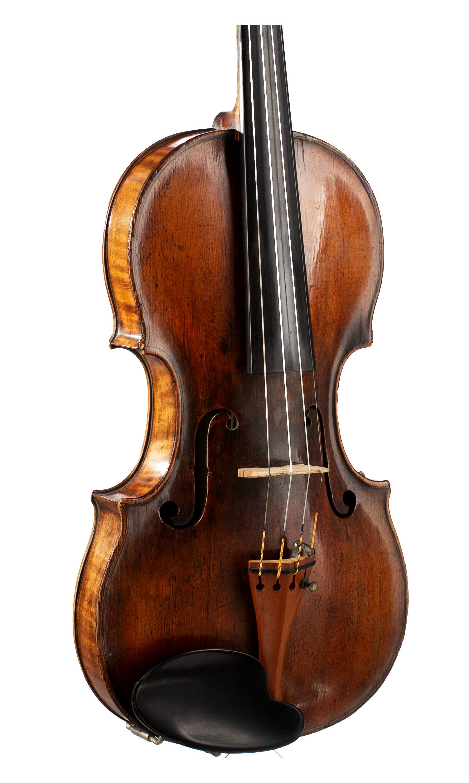 A violin by Jacobus Stainer, Absam, circa 1660-70 — angled view, 30°