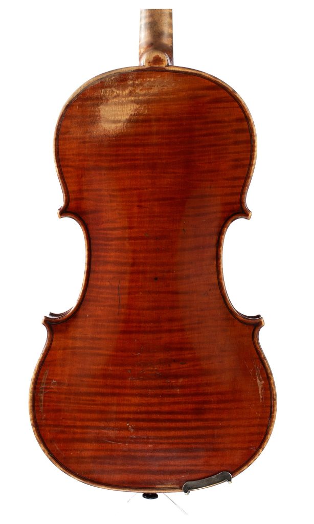 Violin by George Lotte, France, circa 1890 — back
