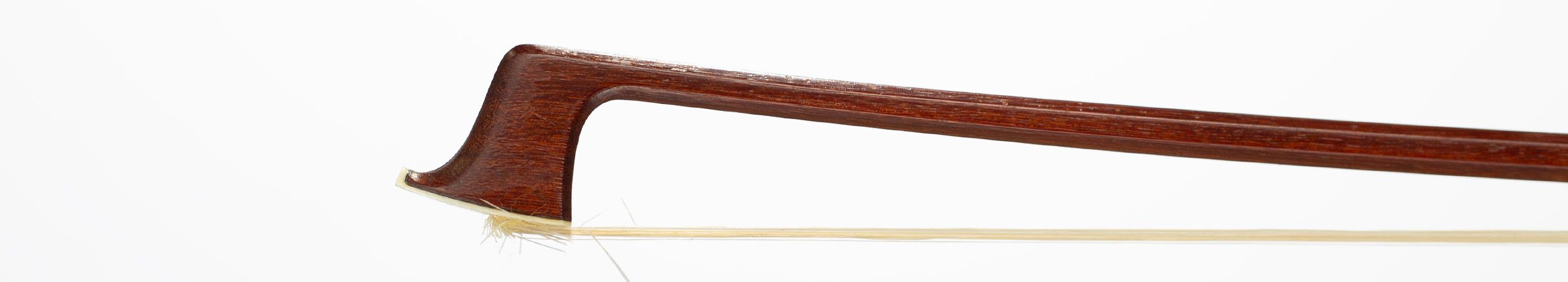 A silver-mounted violin bow by Alfred Knoll, Germany, circa 1920 — head