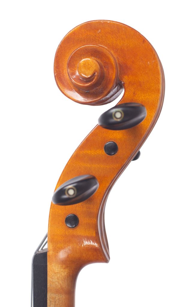 Viola by Ernst Heinrich Roth, Bubenreuth, 1978 — scroll