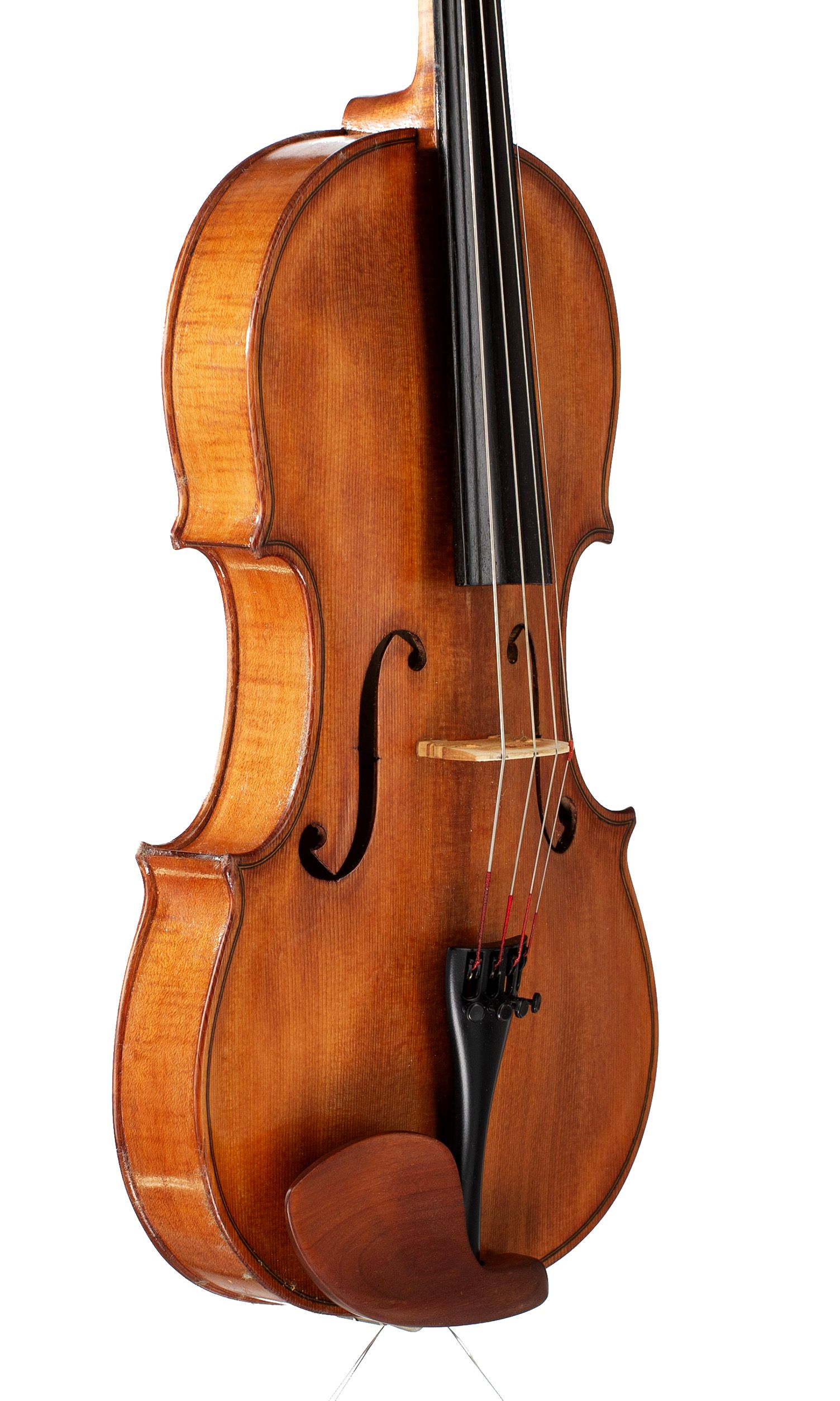 Viola by J. E. Vickers, King’s Lynn, 1988 — angled view, 50°
