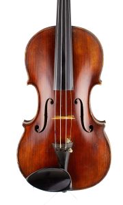 Violin by Charles Boullangier, London, 1882 — front