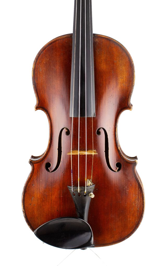 Violin by Charles Boullangier, London, 1882 — front