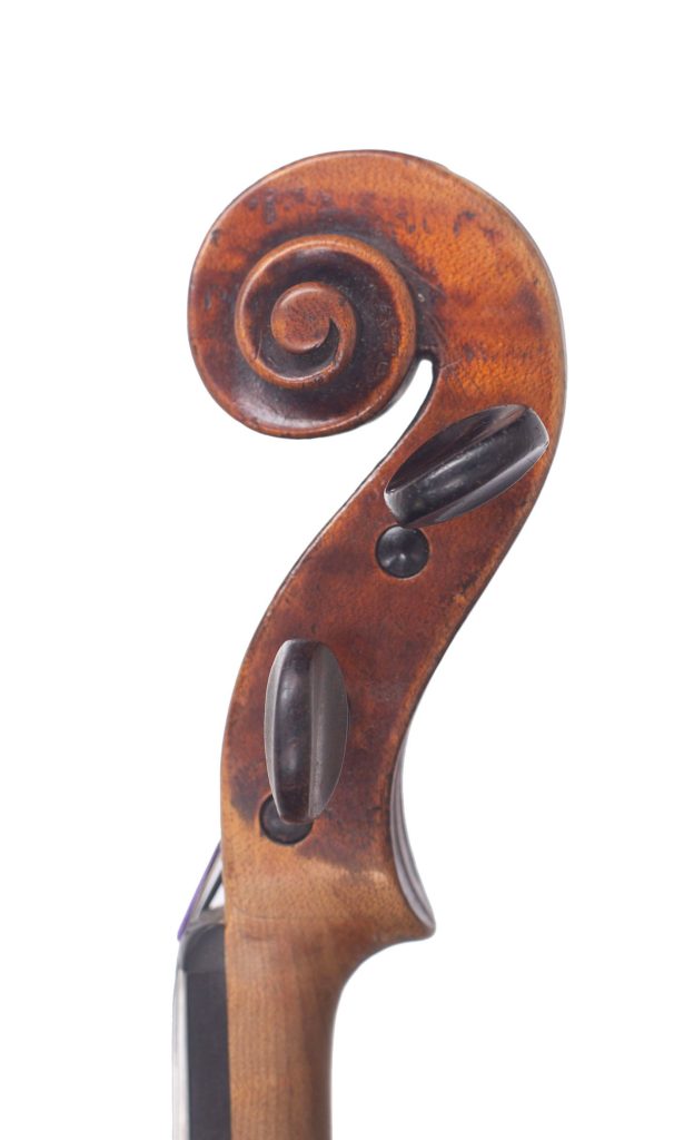 Violin by Jean-Baptiste Vuillaume, Paris, circa 1845 — scroll