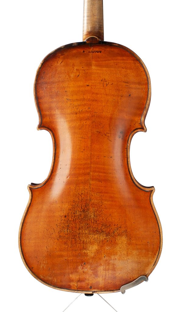 Violin, Workshop of Chappuy, France, 19th Century — back