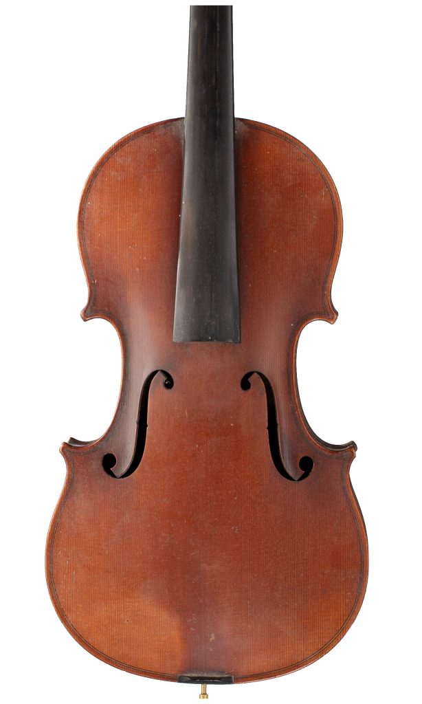 Violin, Workshop of Jérôme Thibouville-Lamy, Mirecourt, circa 1900 — front