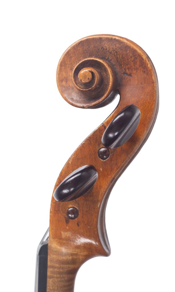 Viola by Joseph Hill, London, circa 1770 — scroll
