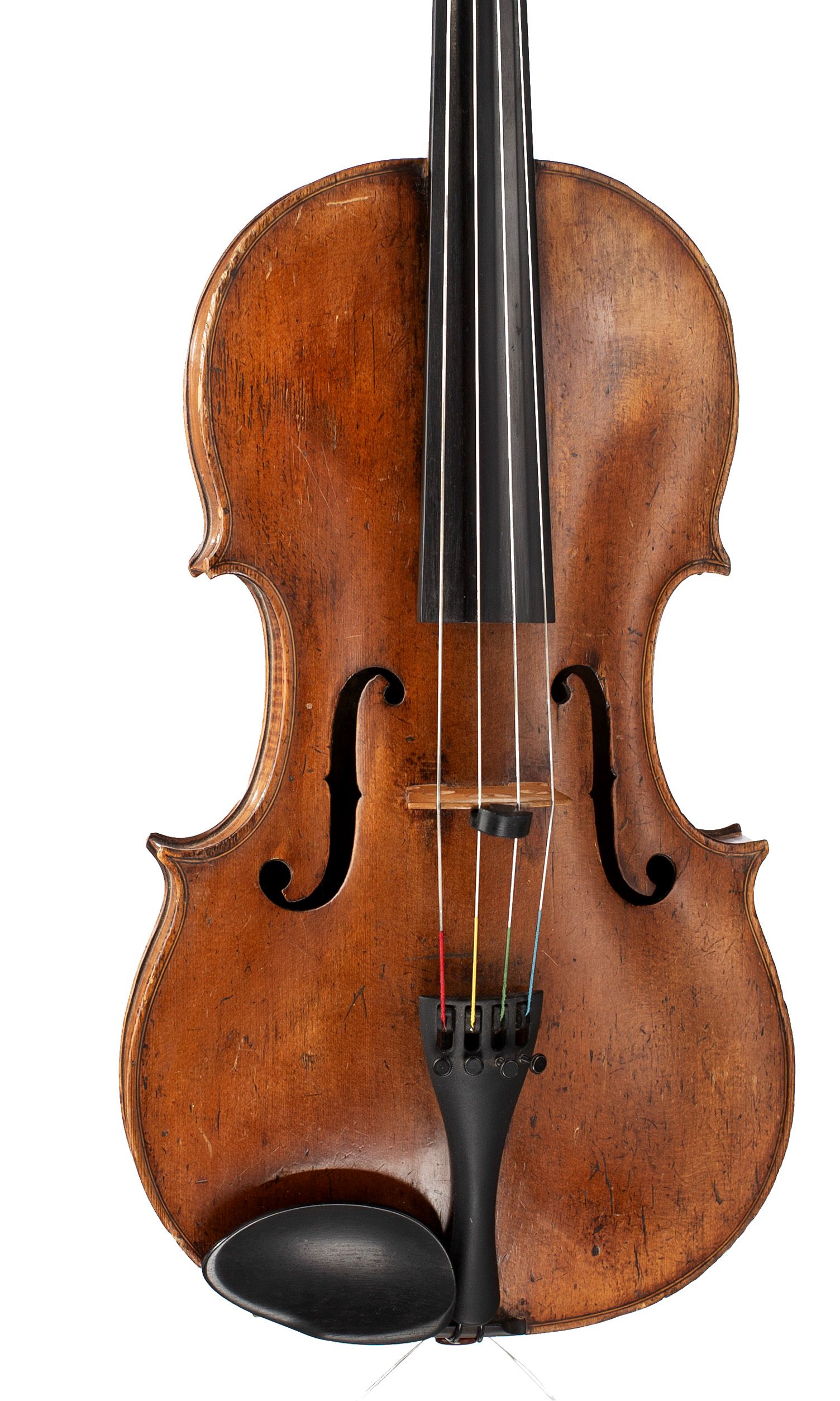 Viola by Joseph Hill, London, circa 1770 — angled view, 10°