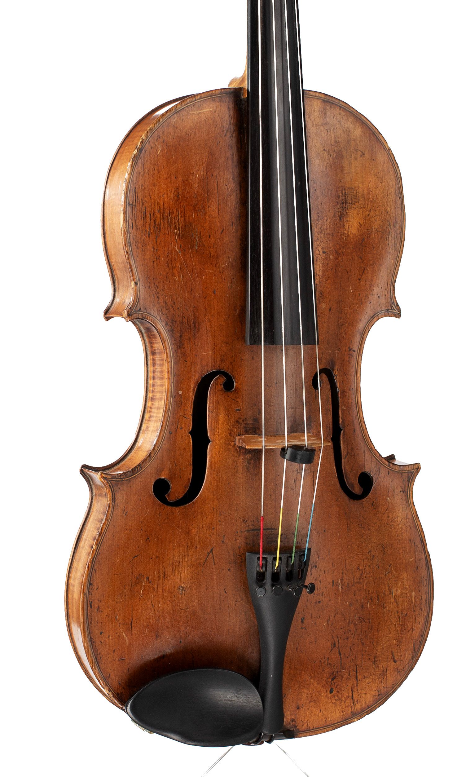Viola by Joseph Hill, London, circa 1770 — angled view, 20°