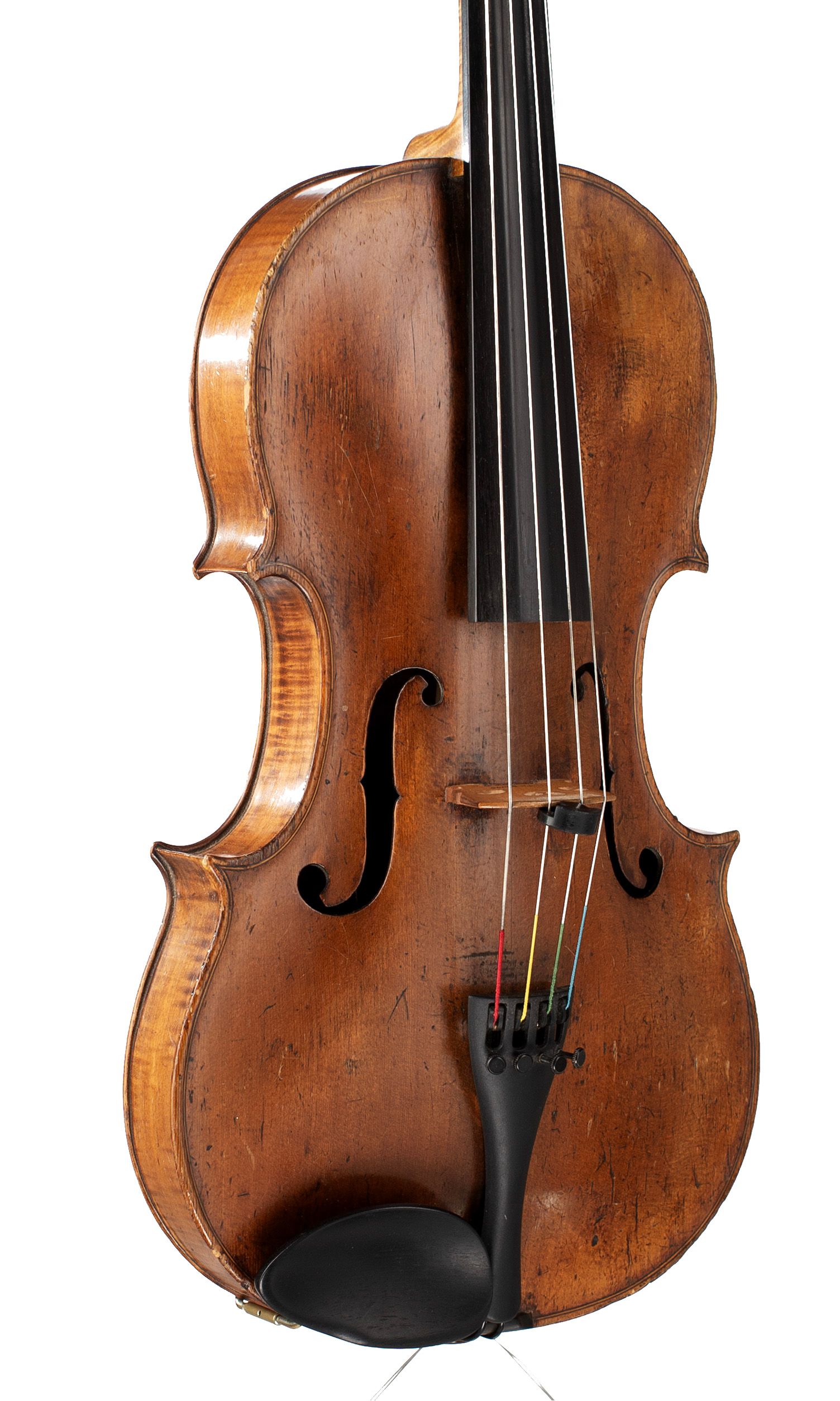 Viola by Joseph Hill, London, circa 1770 — angled view, 30°