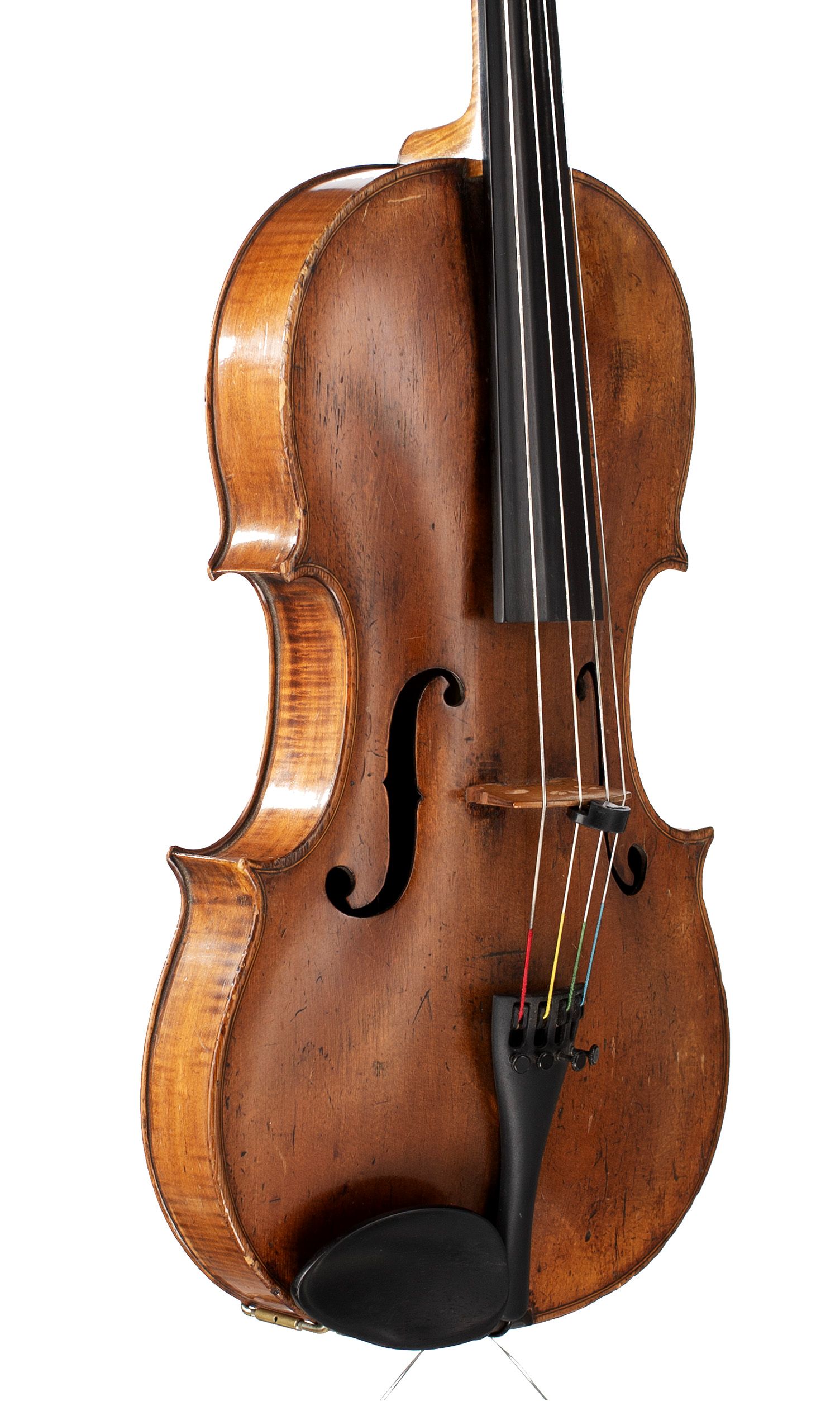 Viola by Joseph Hill, London, circa 1770 — angled view, 40°