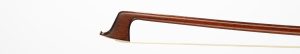 A gold and tortoiseshell-mounted violin bow by Malcolm Taylor, London — head and frog