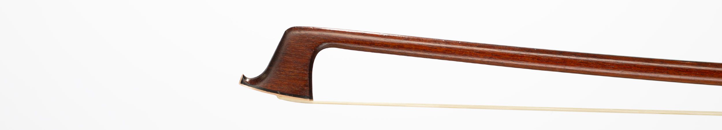 A gold and tortoiseshell-mounted violin bow by Malcolm Taylor, London — head