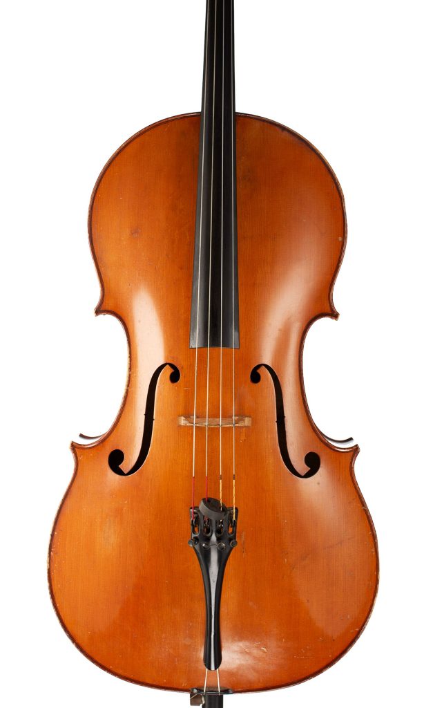Cello by Paul Hilaire, Paris, 1969 — front