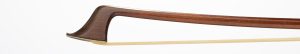 A silver-mounted cello bow by Heinz Dolling, Germany, circa 1920 — head and frog