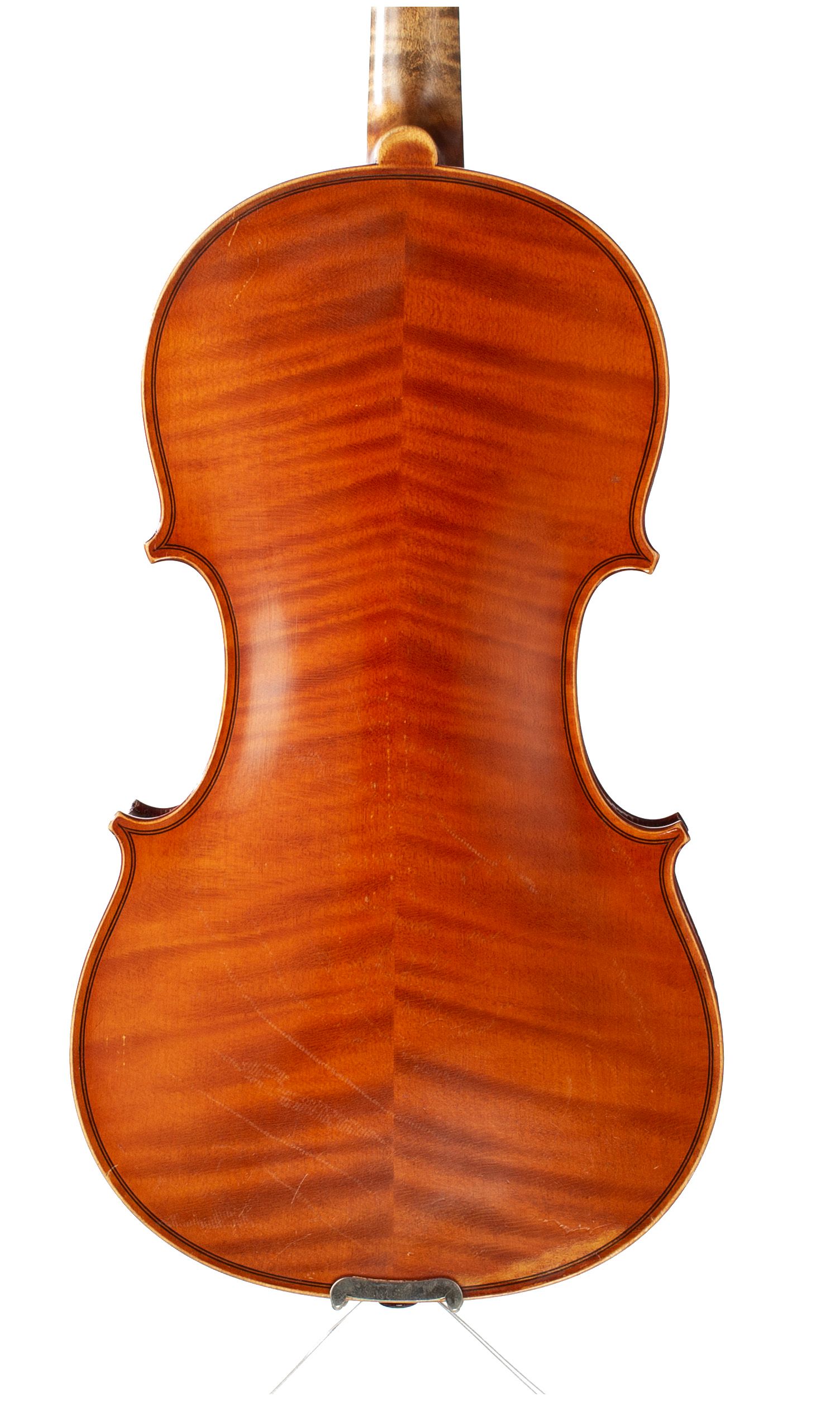 Violin, Workshop of Jérôme Thibouville-Lamy, Mirecourt, 1905 — back