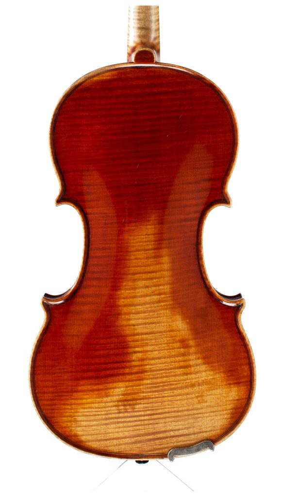 Violin by Erich Brückner, Lübben-Steinkirchen, 1924 — back
